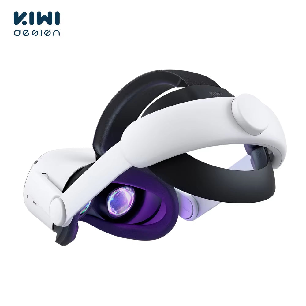 KIWI Design Comfort Adjustable Head Strap Compatible with Quest 2 Increase Supporting Improve Comfort-Virtual for VR Accessories